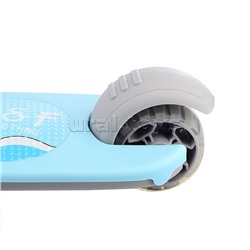 Самокат голубой, в коробке