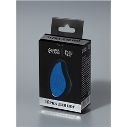 Стеклянная нано-пилка для пяток, 10.5×5.5×3.3 см, в картонной коробке, цвет чёрный