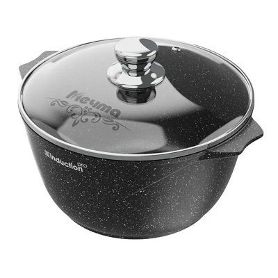 Кастрюля 5л АП Гранит black Induction Pro.арт.45802И