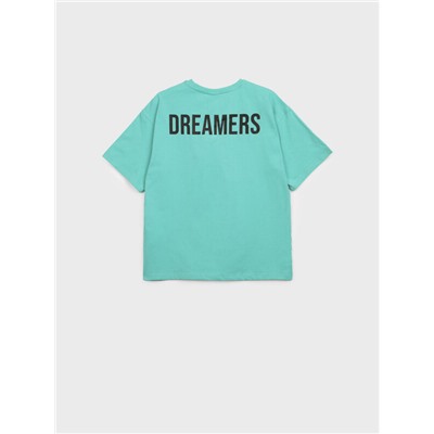 Фуфайка трикотажная для девочек (футболка)