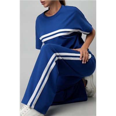 Женский костюм оверсайз из футера двухнитки Happyfox