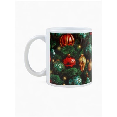 Подарочный набор новогодний «Уютного Нового года»: чай 50 г, кружка 300 мл., свеча