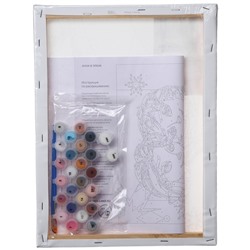 Картина по номерам с подрамником «Анна и Эльза», 30×40 см, Холодное сердце