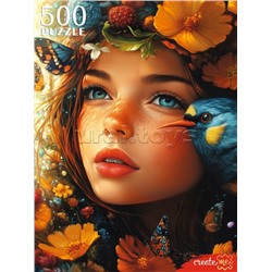 Пазлы 500 "Лесная фея"