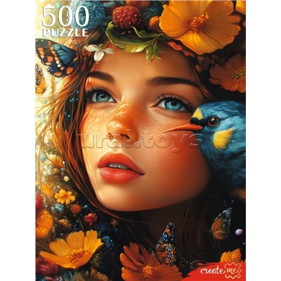 Пазлы 500 "Лесная фея"