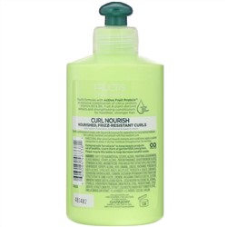 Garnier, Fructis, Curl Nourish, несмываемый уход, высыхаемое на воздухе крем-масло, 300 мл