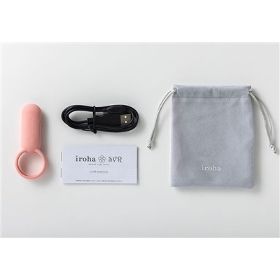 Коралловое эрекционное кольцо Iroha SVR Coral Pink