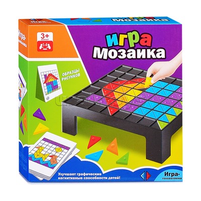 Настольная игра "Мозаика. Треугольники" в коробке