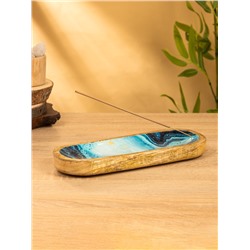 Подставка под благовония «Лазурь», 28×10×3 см, манговое дерево