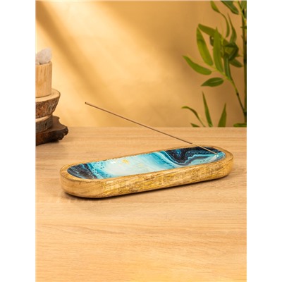 Подставка под благовония «Лазурь», 28×10×3 см, манговое дерево