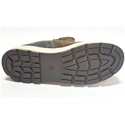 М 4-2027 хаки Полусапоги зима для девочек (33-37.5)/6