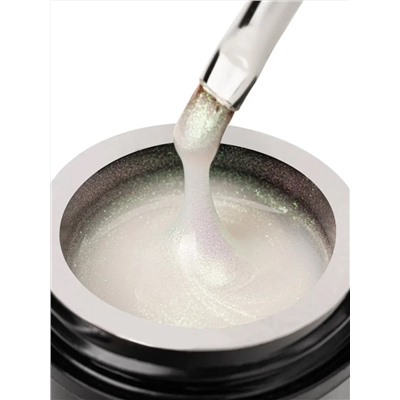 MANITA Гель моделирующий для ногтей с хлопьями юки / Builder Gel Euphoria №07, 15 мл 28106