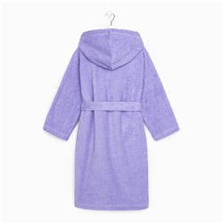 Халат махровый детский «Экономь и Я», размер 28, сиреневый