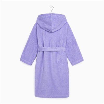 Халат махровый детский «Экономь и Я», размер 28, сиреневый