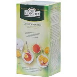 AHMAD TEA. Flavoured Collection. Citrus Sensation 50 гр. карт.пачка, 25 пак.