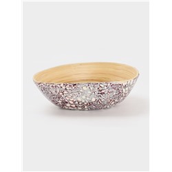 Миска, 20×15×6.5 см, бамбук