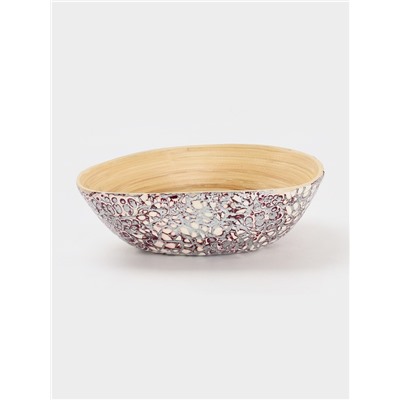 Миска, 20×15×6.5 см, бамбук