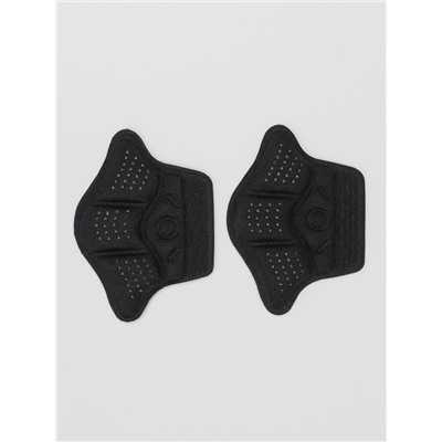 Пяткоудерживатели для обуви, клеевая основа, 10×7.3 см, пара, чёрные