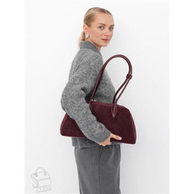 Сумка женская кожаная 990180NN wine red Natale Navetta