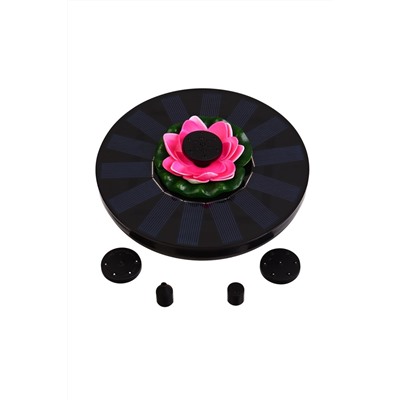 Плавающий фонтан «Лотос», 7 Вт, 200 л/ч, на солнечной батарее