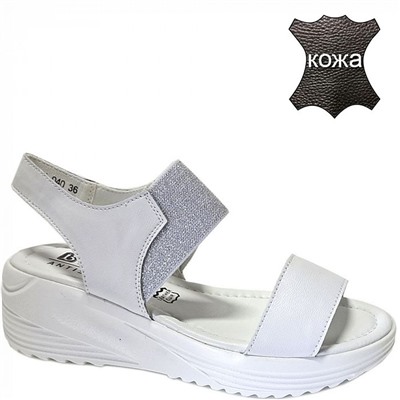 FB104-040 бел Босоножки женские (36-41)/10