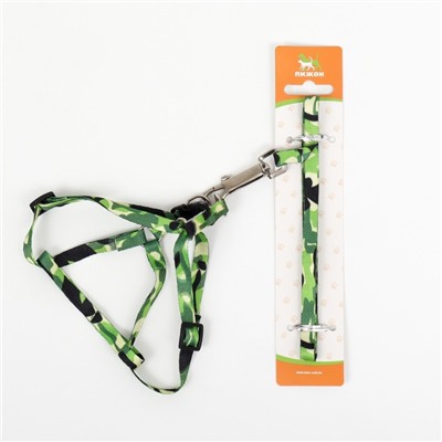 Комплект «Камуфляж», ОШ 16.5-27, ОГ 21-35 см, 120×1 см, капрон, зелёный