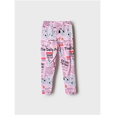 Брюки трикотажные для девочек (легинсы), 2 пары в комплекте