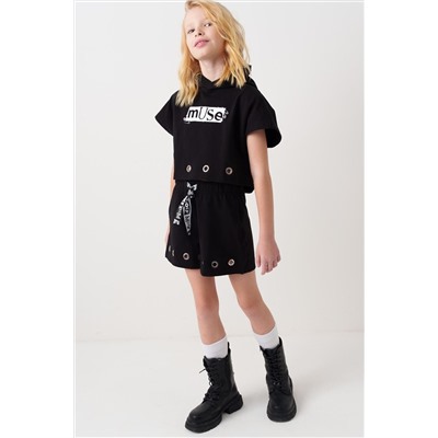 Шорты трикотажные для девочек PLAYTODAY, 1240169