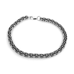 Браслет из серебра без вставки, ТР-версаль 0,6ч