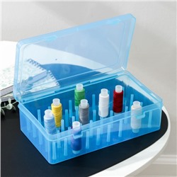 Органайзер для ниток, 42 ячейки, 23.5×13.5×6.5 см, МИКС