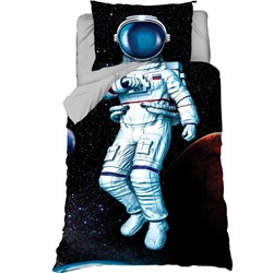 Постельное бельё 1.5-спальное «Этель» Astronaut, бязь