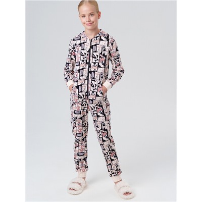 Комбинезон трикотажный для девочек