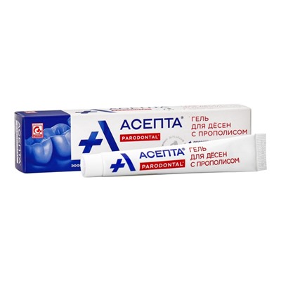 Гель для дёсен «Асепта», с прополисом, 10 г