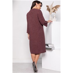 Платье "Секрет очарования" (брусника) П7676