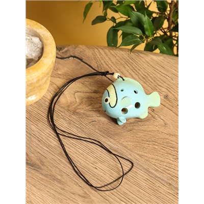 Сувенирный музыкальный инструмент свисток «Рыбка», 6.5×8×4.5 см, МИКС