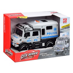 Машина "Полицейский броневик" (свет, звук) в коробке