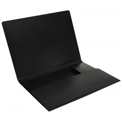 Папка на резинке А4 NP6750Bk черная 500мкм inФОРМАТ