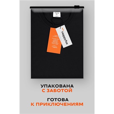 Детская однотонная футболка Happyfox