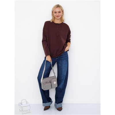 Сумка женская  8680MD gray Mindesa в Новосибирске