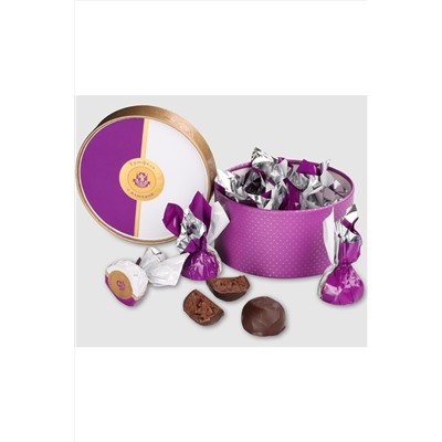 Конфеты "Трюфель в темном шоколаде с клюквой в ягодном ликере" 130г ЭКОПРОДУКТЫ, 1183467