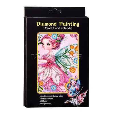 Мозаика алмазная "Маленькая фея" 15*20см
