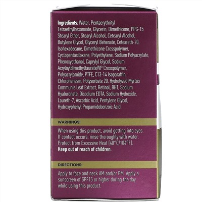RoC, Retinol Correxion, Max Hydration Cream, Fragrance Free, 1.7 oz (48 g)