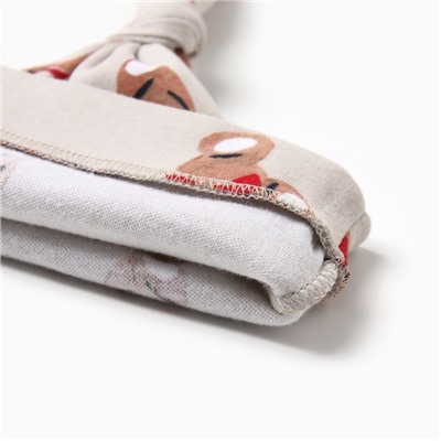 Комбинезон детский с шапочкой «Крошка Я. Новогодние медвежата», рост 86-92 см