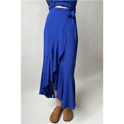 Юбка женская  EASY035/01/Васильковый