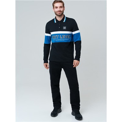 Джемпер трикотажный с воротником поло для мужчин