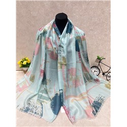 Легкий платок на голову и шею, мультицвет