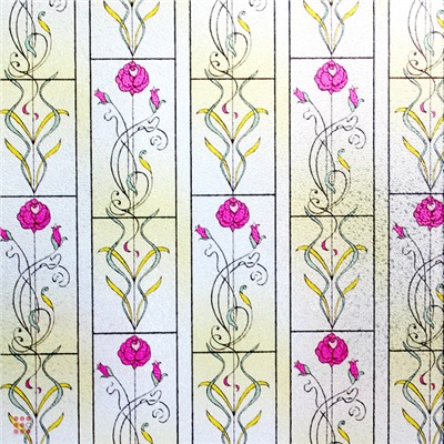 Витражная самоклеющаяся пленка Film c тиснением P005-1,  2х0,60 м