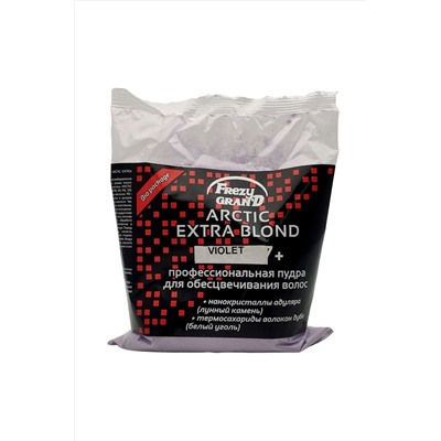 Frezy Grand Профессиональная пудра для обесцвечивания волос / Powder Bleach Arctic Extra Blond Violet 7+, 500 г KRISTALLER, 1109508