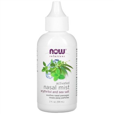 Now Foods, Solutions, активированный спрей для носа, 59 мл (2 жидк. унции)