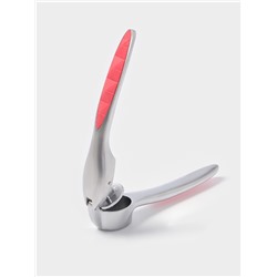 Пресс для чеснока Доляна Redline, 4×2.9×16 см, нержавеющая сталь, красный